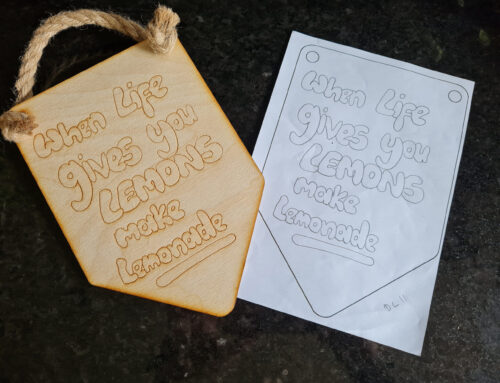 Personalised Art Work Hanging Signs